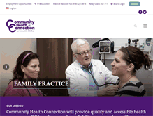 Tablet Screenshot of communityhealthconnection.org